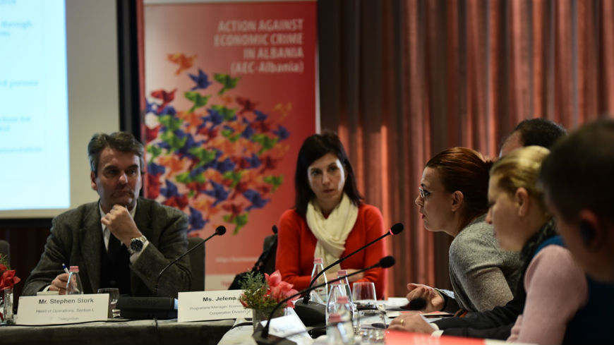 Steering Committee meeting of the Action against Economic Crime in Albania