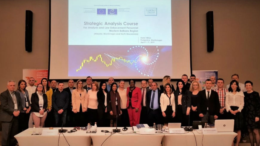 ECCD organises Strategic Analysis Course for financial analysts and law enforcement personnel from Albania, North Macedonia and Montenegro
