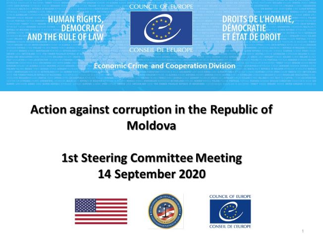 The Steering Committee of the Action against Corruption in the Republic of Moldova holds its first meeting