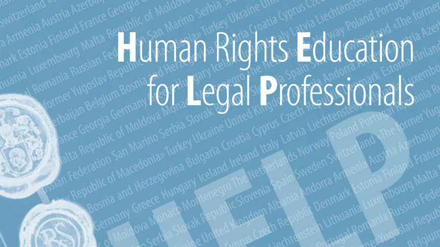 Online courses on Human Rights for judges, prosecutors and lawyers from ...