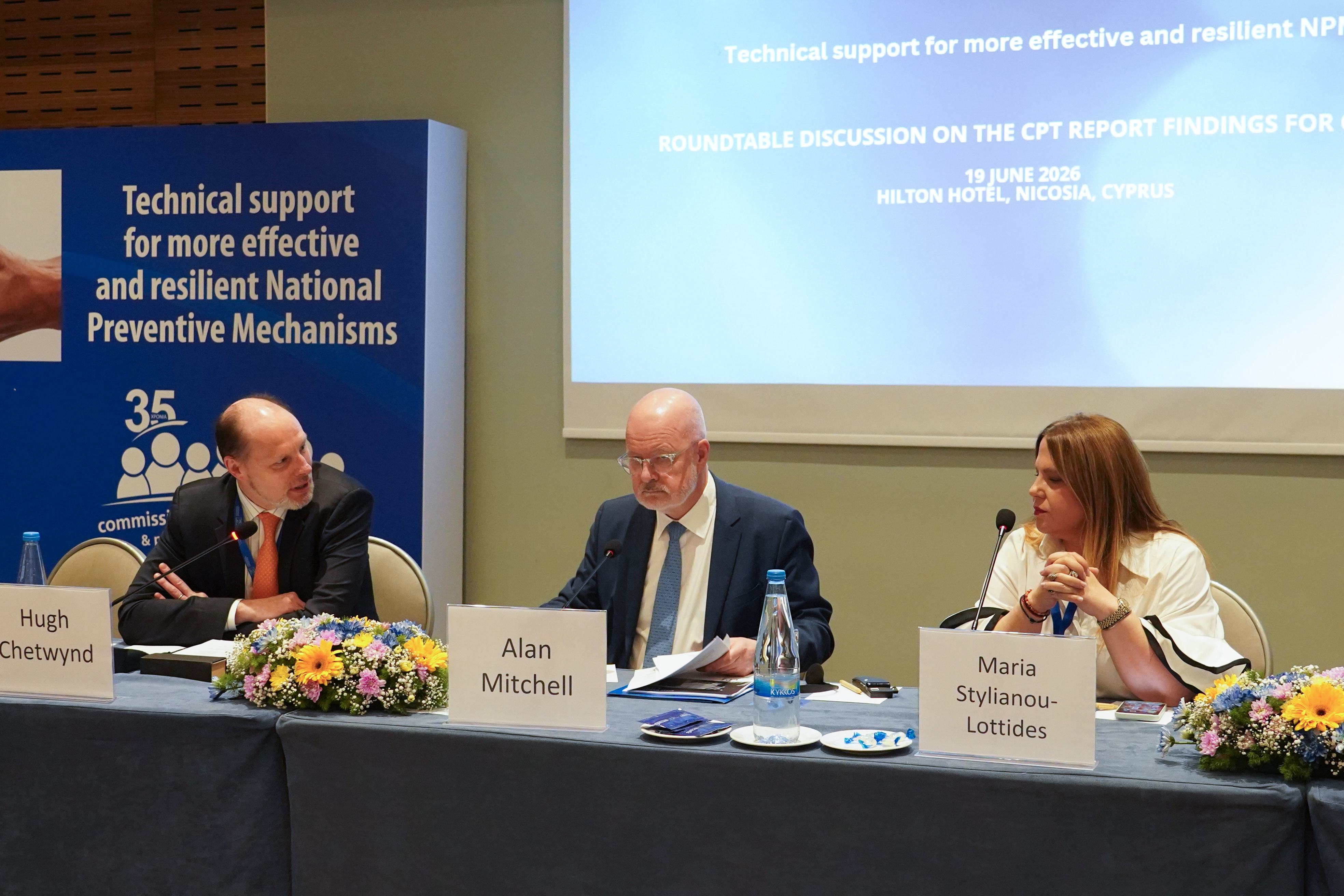 Les parties prenantes discutent des conditions de détention à Chypre lors d’une table ronde de haut niveau.