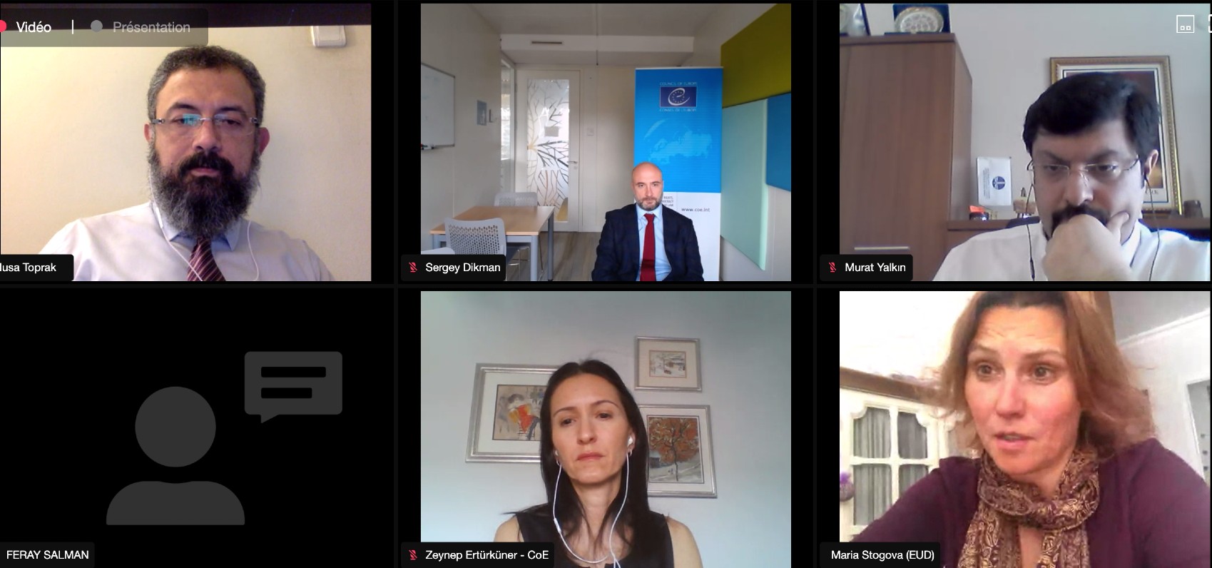 The European Union - Council of Europe Joint Project “Strengthening the Capacity of Bar Associations and Lawyers on European Human Rights Standards” held its Fifth Steering Committee Meeting Online