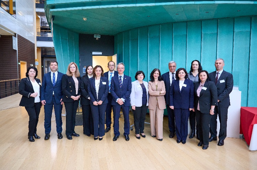 Judges of the Supreme Court of Justice and members of the Superior Council of Magistracy of the Republic of Moldova visit the Council of Europe