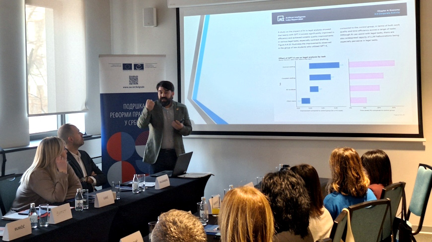 Informative – Educational Workshop: “Opportunities, Challenges, and Risks of the Use of AI in the Judiciary”