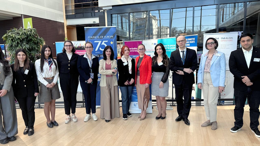Study visit of the delegation of the Office of the Representative of the Republic of Armenia on International Legal Matters to Strasbourg