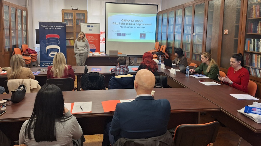 Training of Judges on Ethics and Integrity in Cooperation with the Judicial Academy