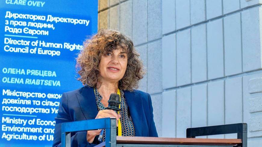 La Directrice des droits humains du Conseil de l'Europe réaffirme son soutien lors d'une visite en Ukraine