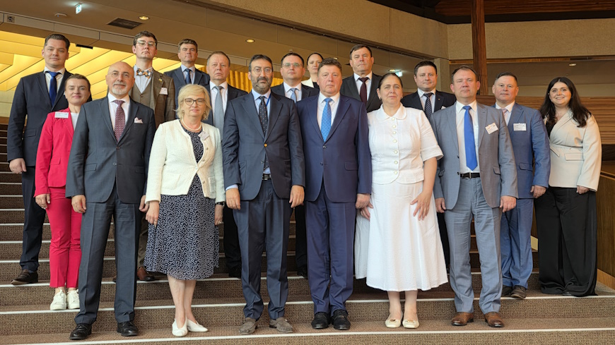 Renforcer la justice constitutionnelle : une délégation de la Cour constitutionnelle d’Ukraine en visite au Conseil de l’Europe à Strasbourg