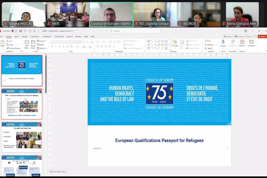 Discussion d'experts sur l'intégration de l'EQPR dans le cadre juridique et institutionnel de la Moldavie