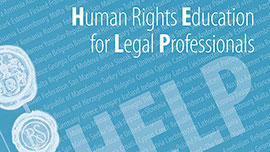 Human Rights Education for Legal Professionals
