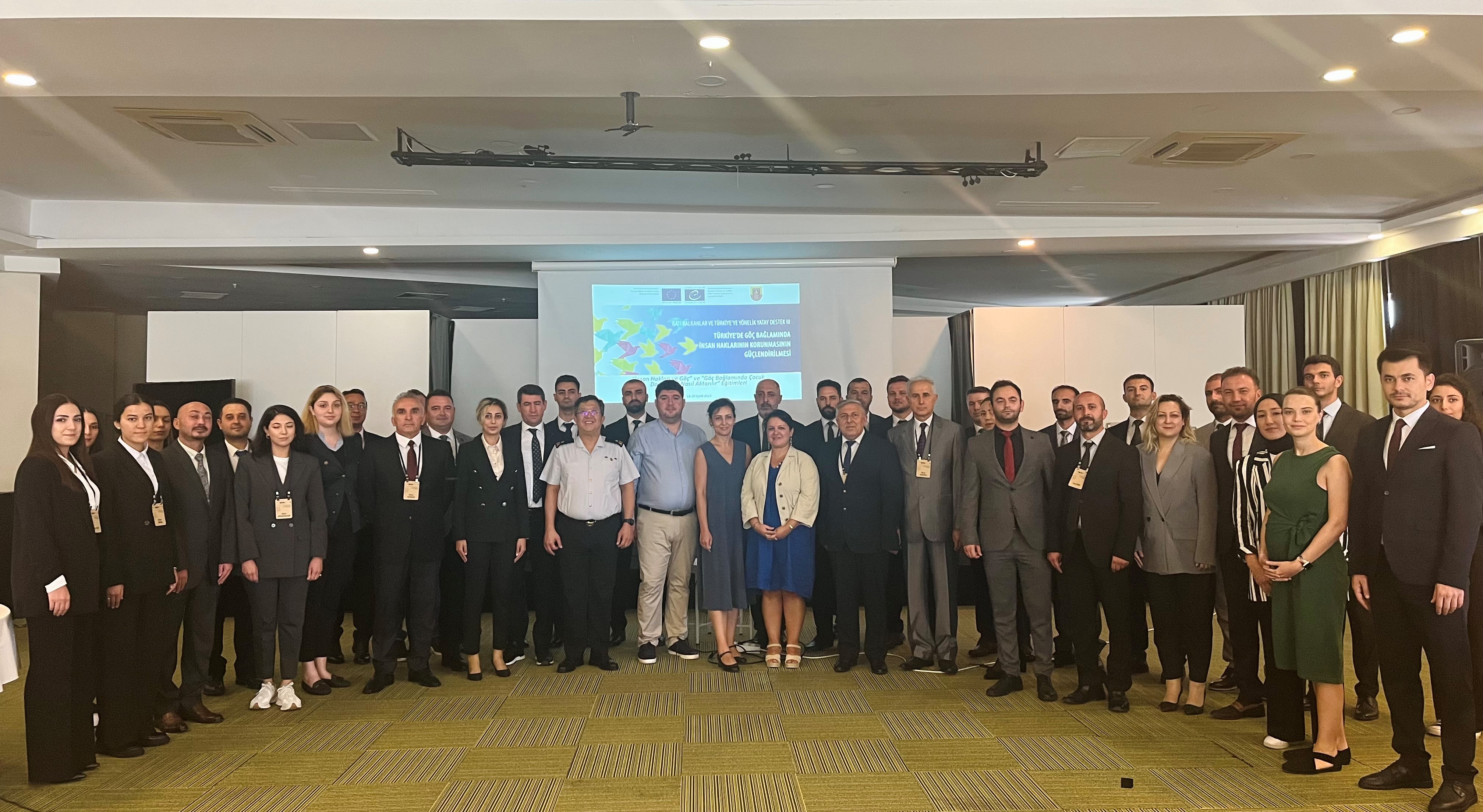 Training on “Human rights and migration” and “How to convey children-friendly information to migrant children” held in Antalya