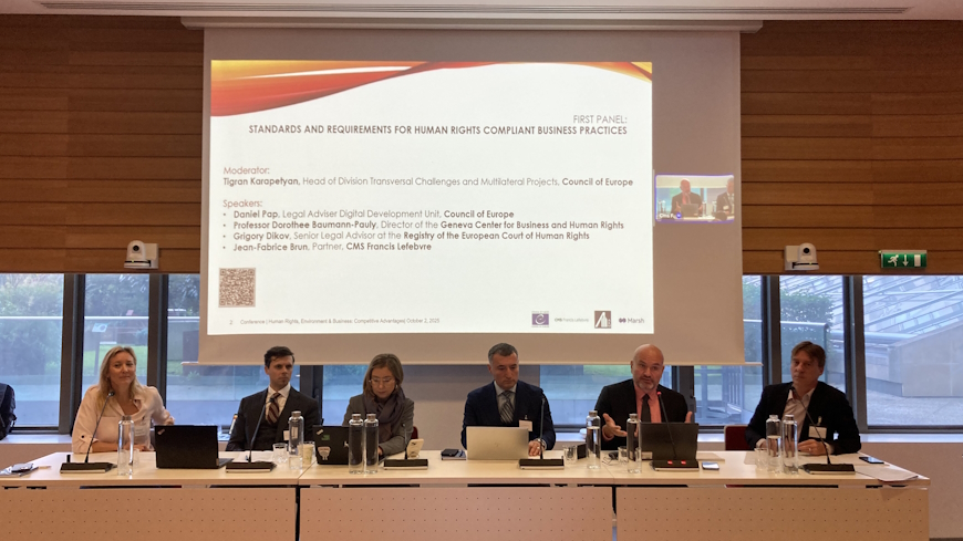 The roundtable on Human Rights, Environment and Business: Compliance and responsible conduct as competitive advantages