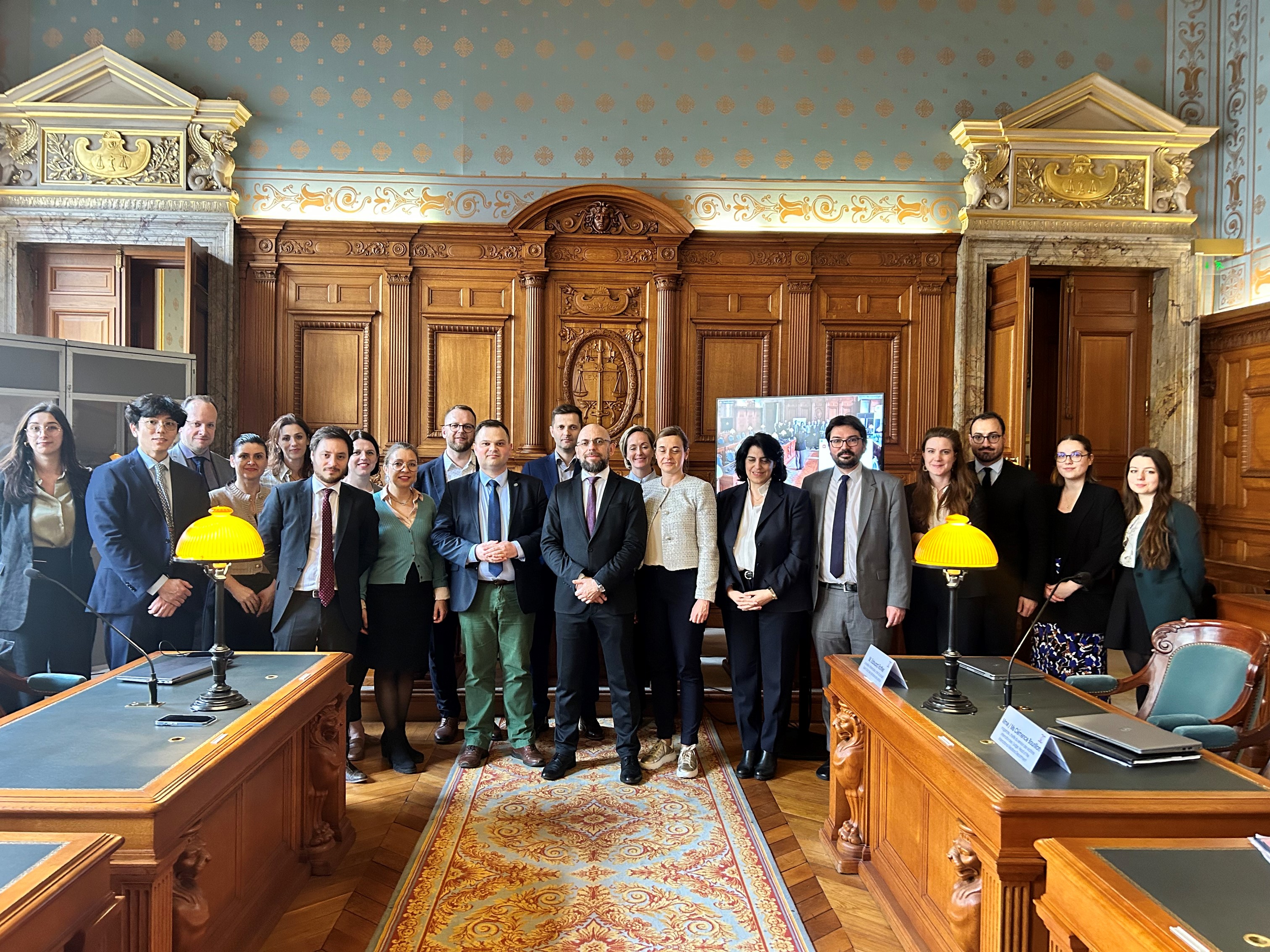 Visit to the French Ministry of Justice