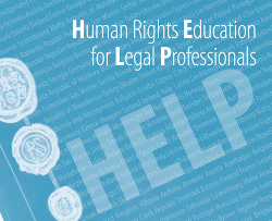 Human Rights capacity development for legal professionals, including support to national training institutions
