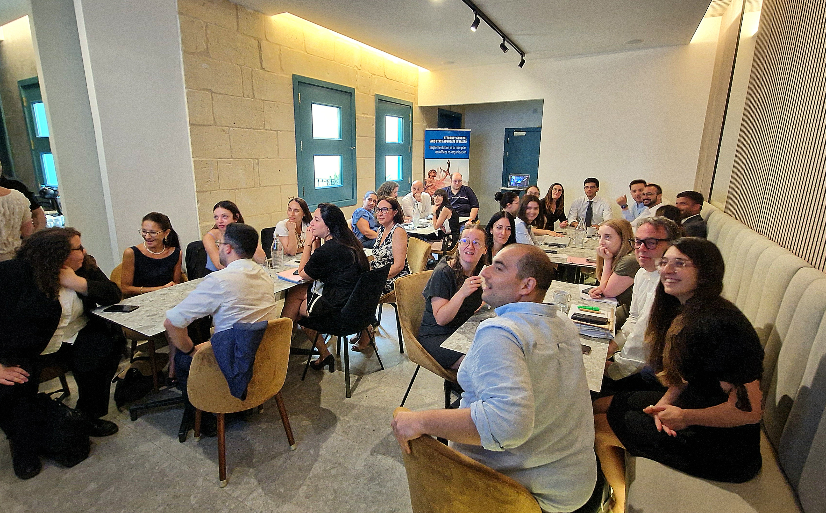 Staff of the Office of the State Advocate receive training on the new Code of Conduct