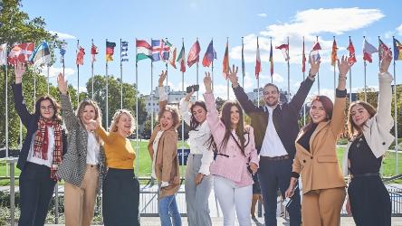 Albanian students visit the Council of Europe and the European Court of Human Rights