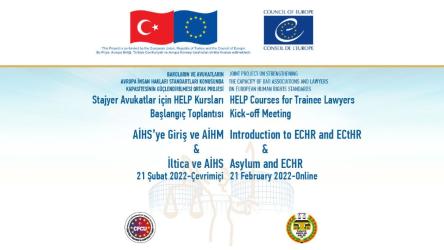 Kick-off meeting of the tutored HELP Courses on ‘’Introduction to the ECHR and the ECtHR’’ and ‘’Asylum and the ECHR’’