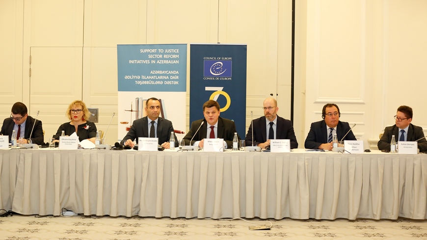 Conference to present a road map for improvement of criminal justice system in Azerbaijan