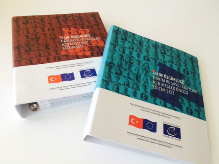 Tool kits published for the training of Turkish judiciary on freedom of expression