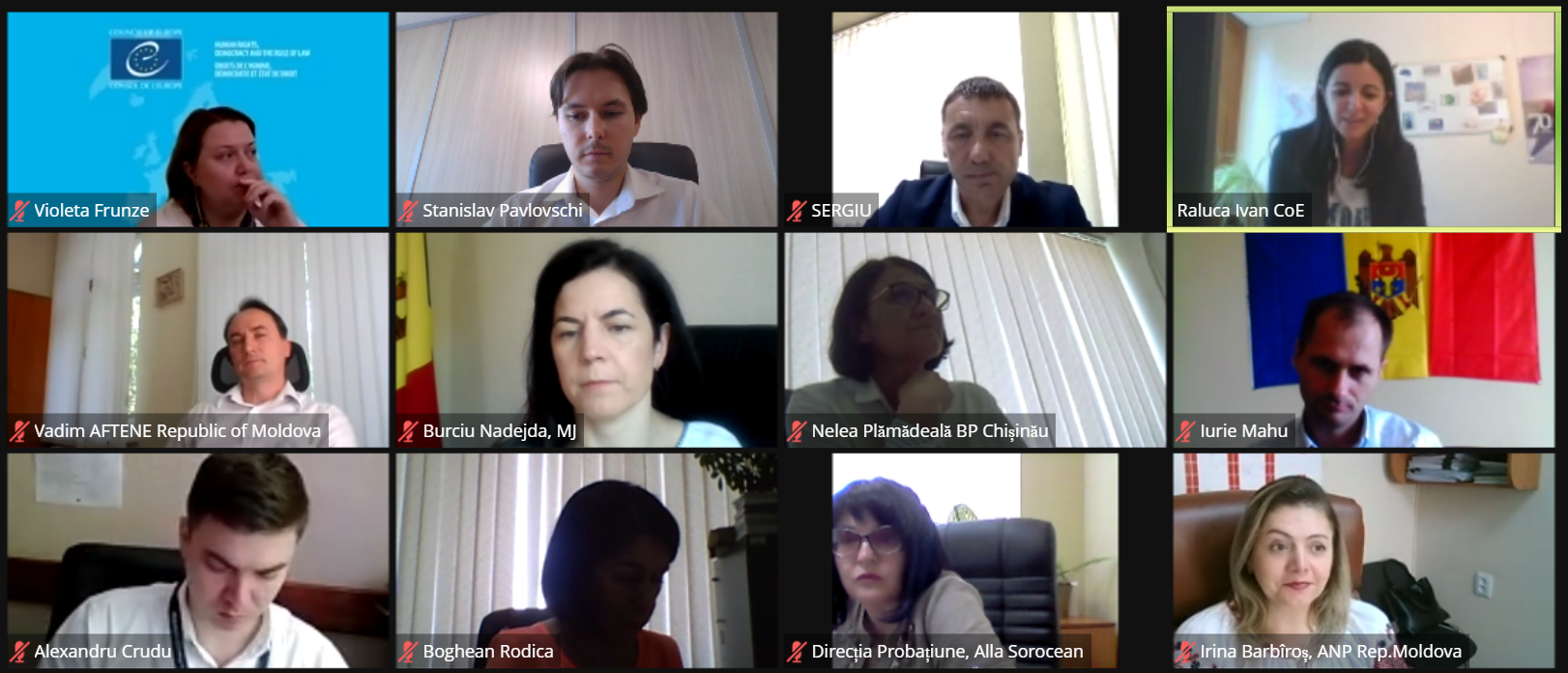Council of Europe supports prison and probation reform and improvement of health care in closed institutions in Moldova – 5th Steering Committee meeting
