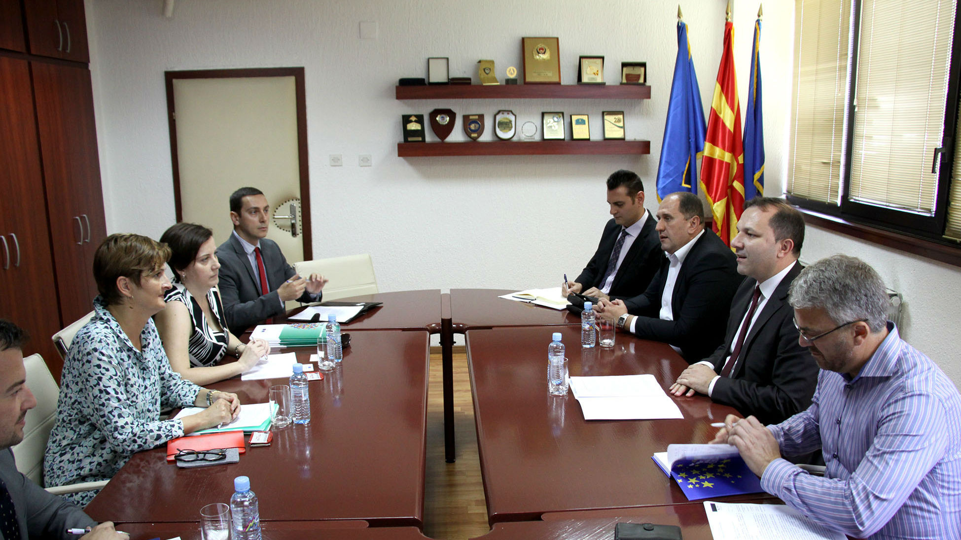 Meetings with the newly appointed Minister of Internal Affairs and Deputy Minister of Justice in Skopje