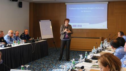 Training senior Kosovo police officers on human rights and combatting ill-treatment