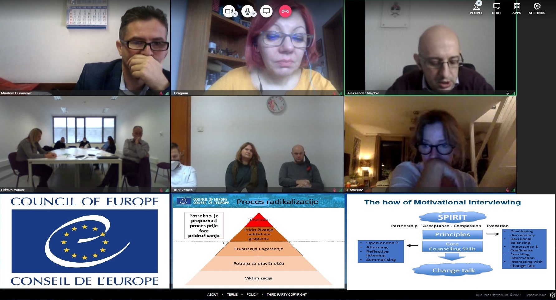 Training on application of the rehabilitation tools and programme for violent and extremist prisoners in Bosnia and Herzegovina