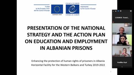 Open consultation on the Strategy and Action Plan on improving education and employment of Albanian prisoners