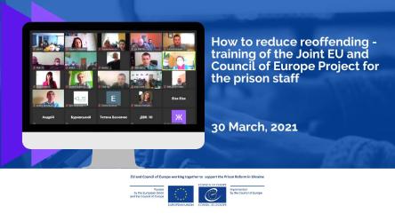 Reducing reoffending – online training for the prison staff in Ukraine