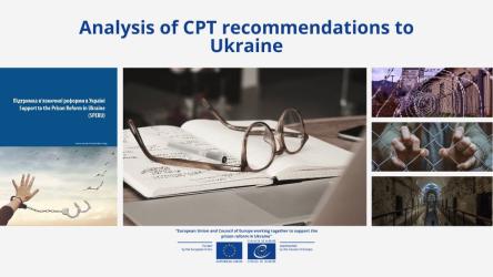 Consolidated Analysis of the CPT recommendations to Ukraine is Available