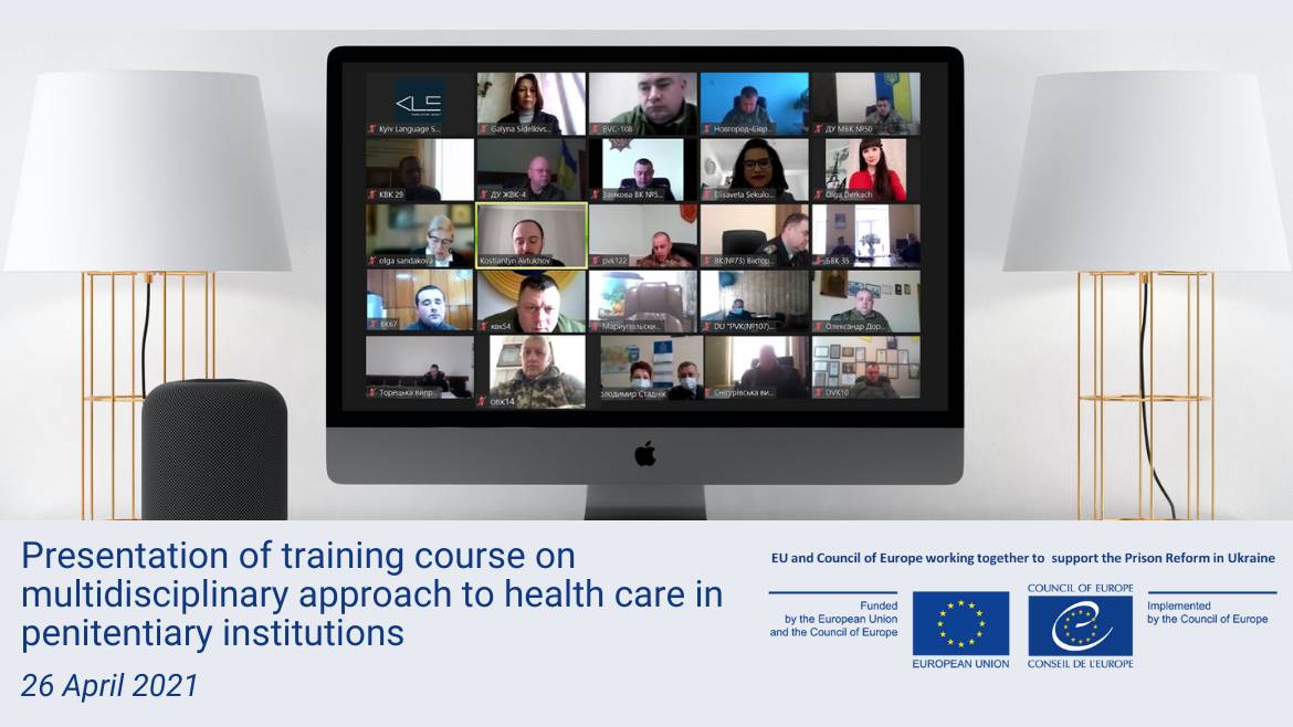 Prison healthcare - new training course for the Ukrainian senior prison managers