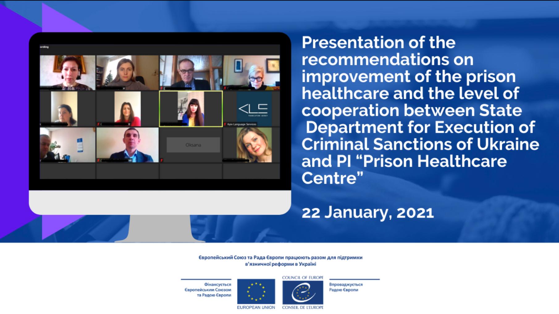 Healthcare in prisons in Ukraine: Recommendations for improvement