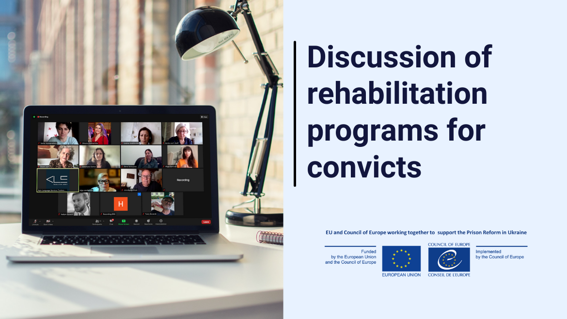 Ukraine: Prisoners' rehabilitation programmes to be improved