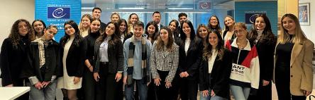 Study visit of members of ELSA from Thessaloniki to the Liaison Office in Brussels