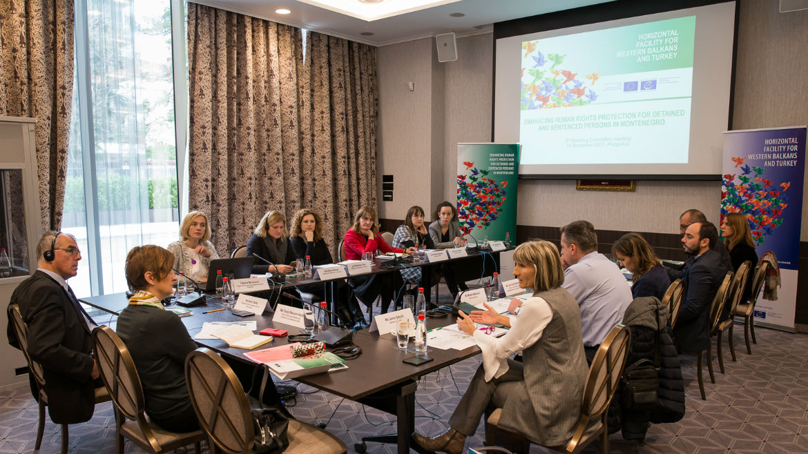 Third Steering Committee meeting of the Action “Enhancing human rights protection for detained and sentenced persons in Montenegro”