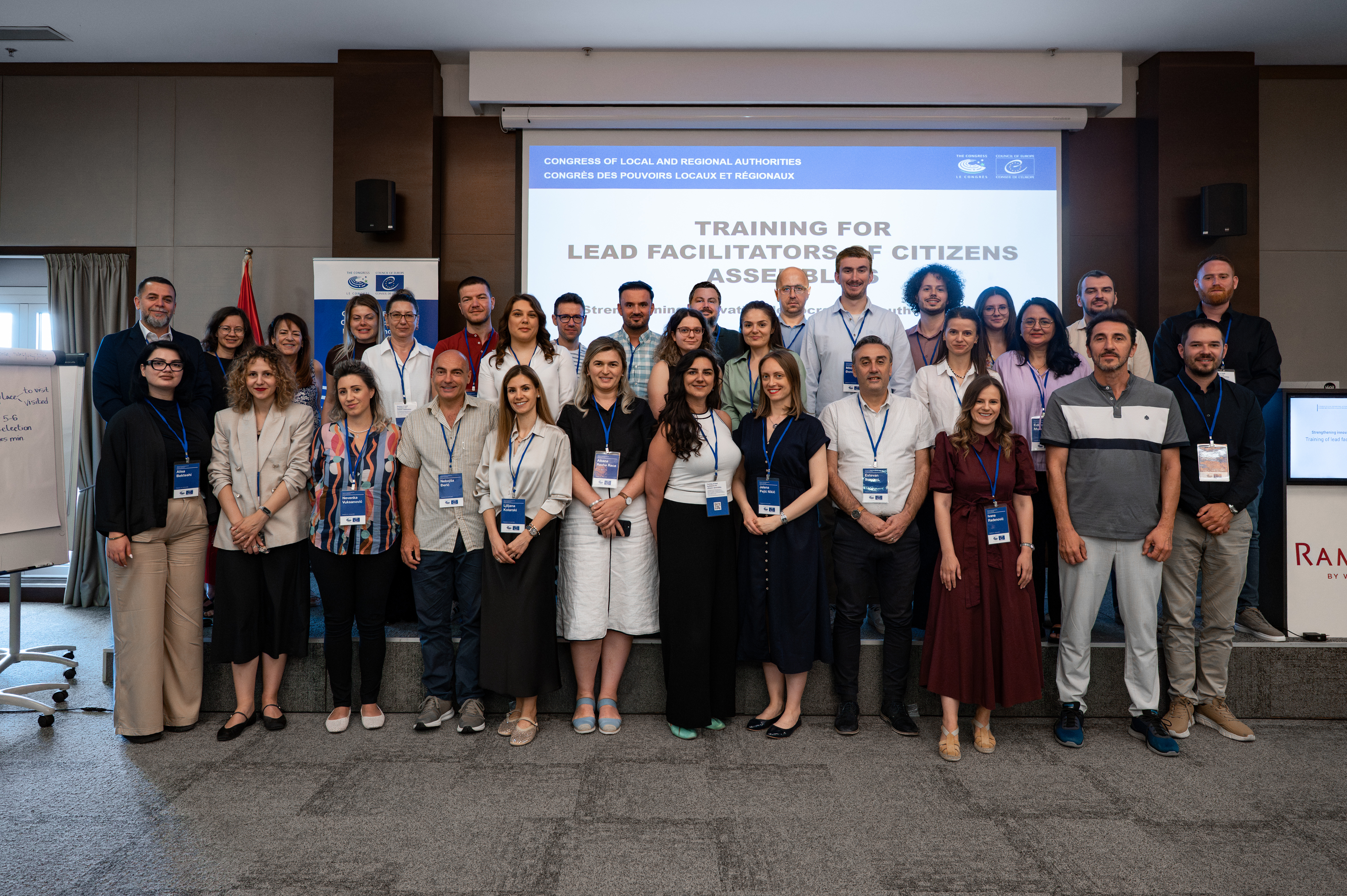 Council of Europe certifies lead facilitators of Citizens’ Assemblies in South-East Europe