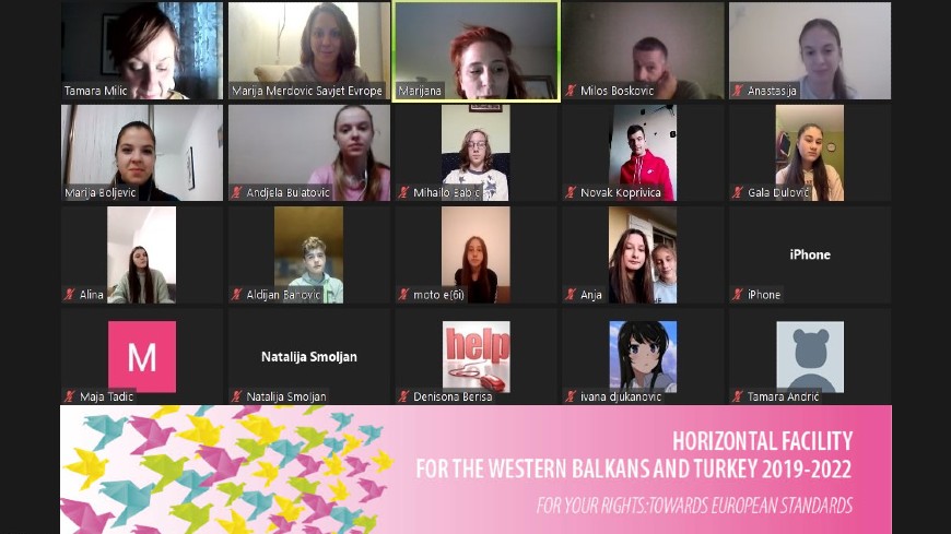 Pilot schools from Montenegro hold “Inclusive Day” celebration online