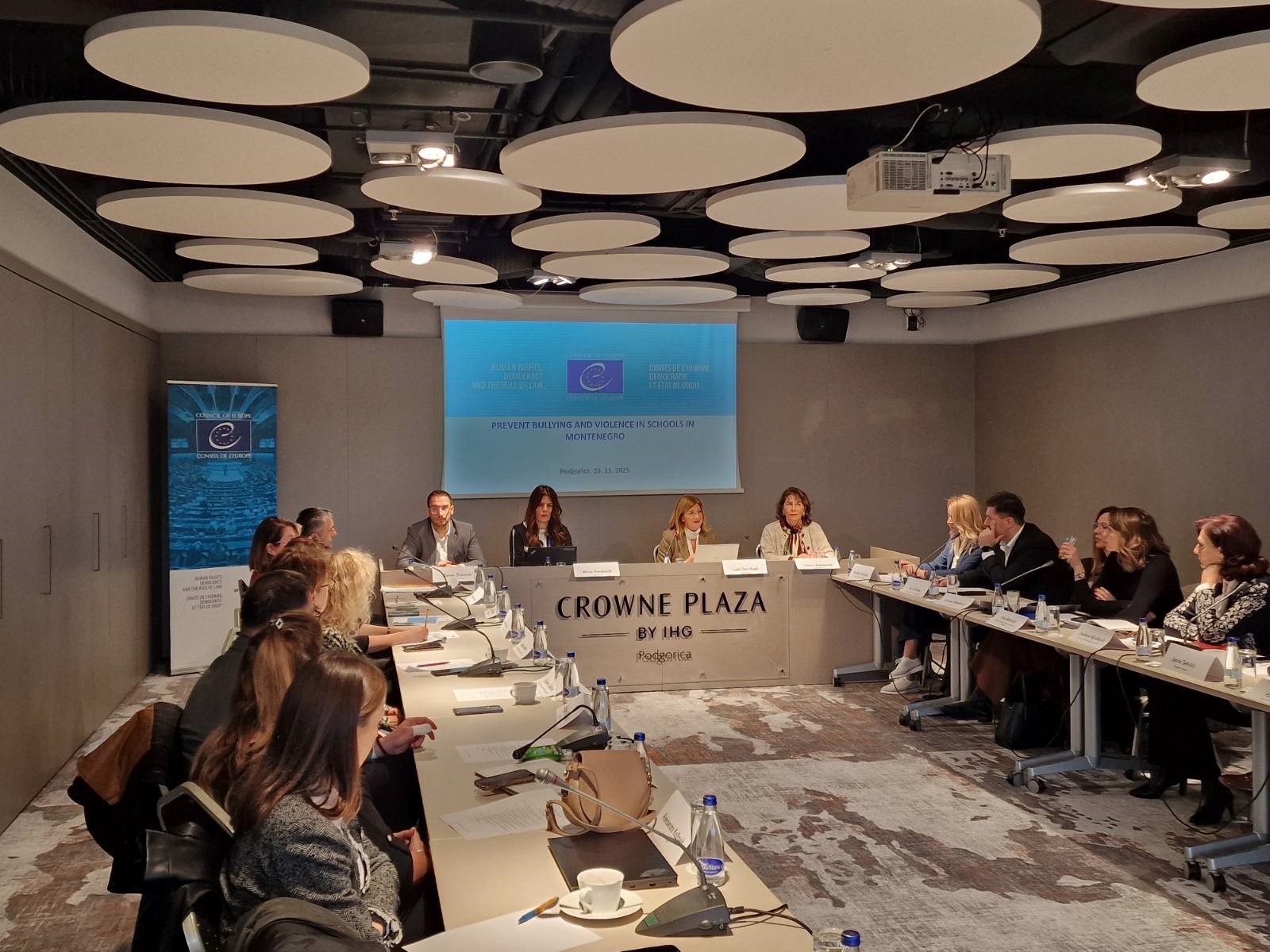 Prevent bullying and violence in schools in Montenegro: Visit of a delegation from Serbia and the Third Steering Committee meeting
