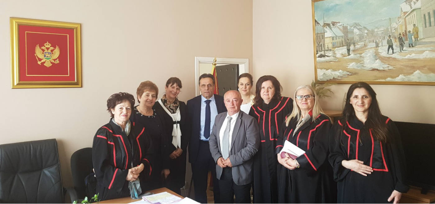 Ethical counselling visits to the basic courts in Montenegro