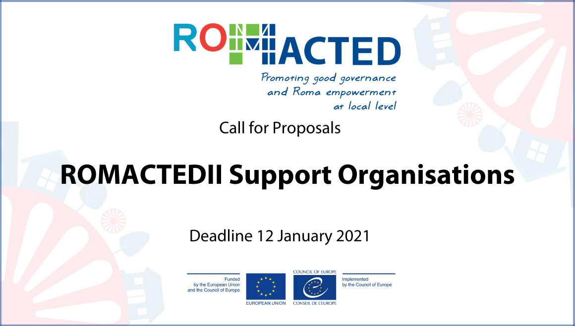 ROMACTEDII Call for Proposals: Support Organisations