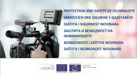 Online course on Protection and Safety of Journalists available in Western Balkans languages