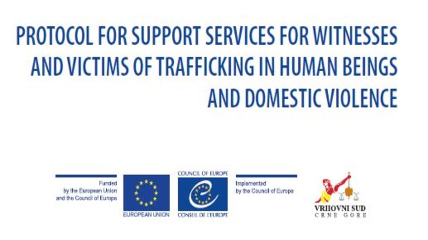 Protocol for conduct of the Victim Support Services developed in Montenegro