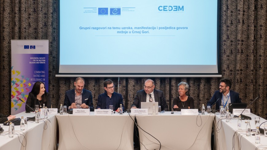 Confronting hate speech in Montenegro: insights from the first workshop in Podgorica and the group discussions with civil society organisations and public officials