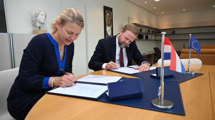 Netherlands makes a voluntary contribution to Council of Europe projects