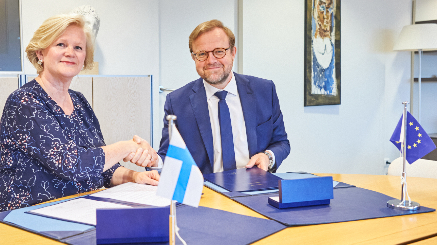 Finland makes a voluntary contribution