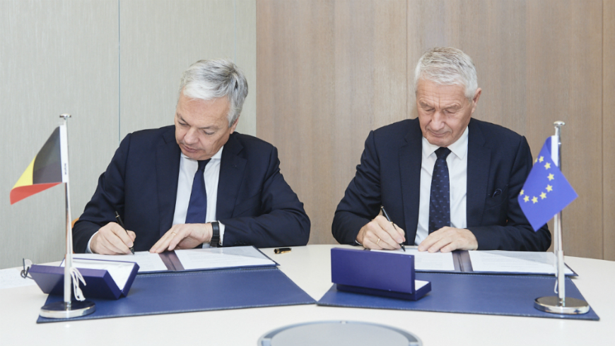 Belgium makes a voluntary contribution