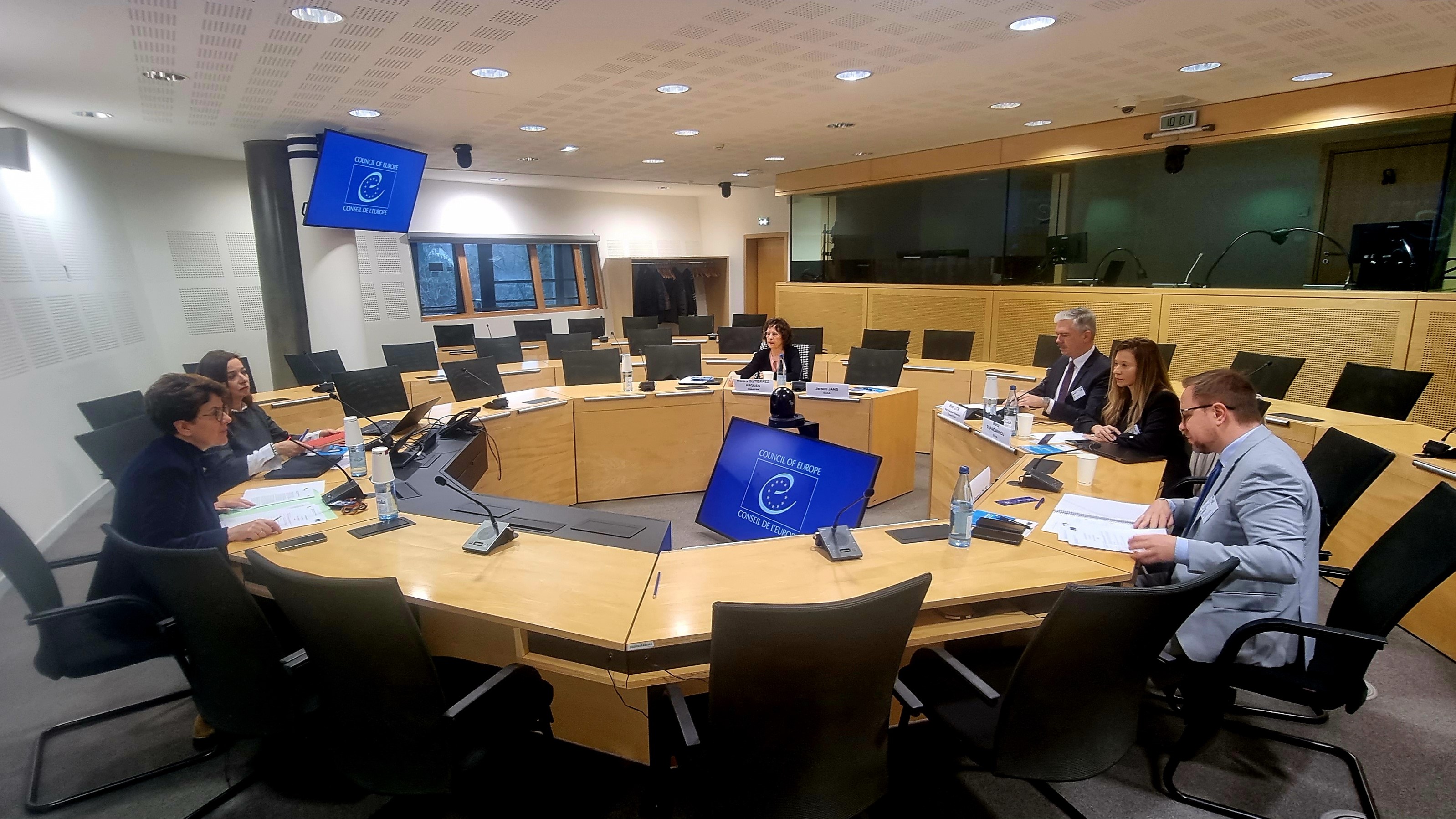 EUAA/FRA delegation visits the Council of Europe