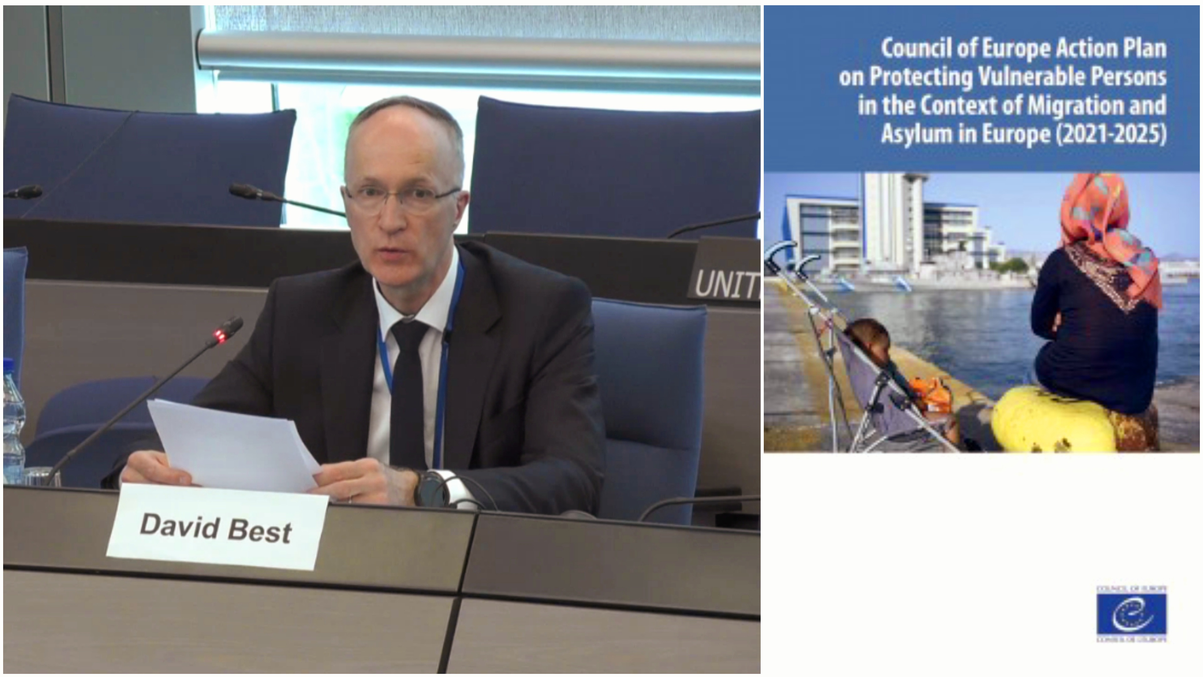 SRSG presents 2nd interim report on implementation of the Action Plan for protecting vulnerable persons in migration and asylum context