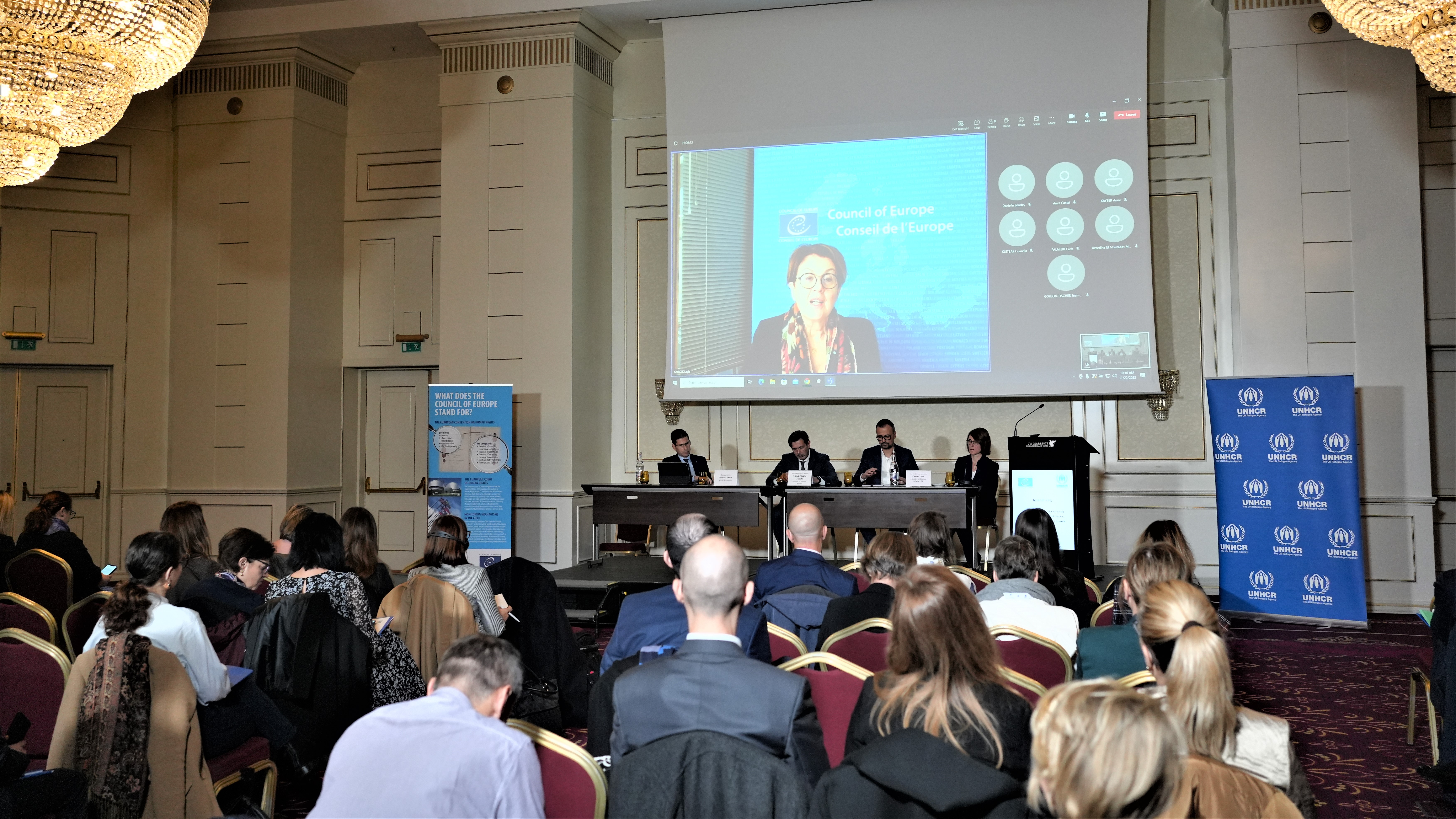 Table ronde CoE/UNHCR : Renforcer la protection des enfants et des victimes de violence fondée sur le genre dans le cadre des flux de réfugiés en Roumanie