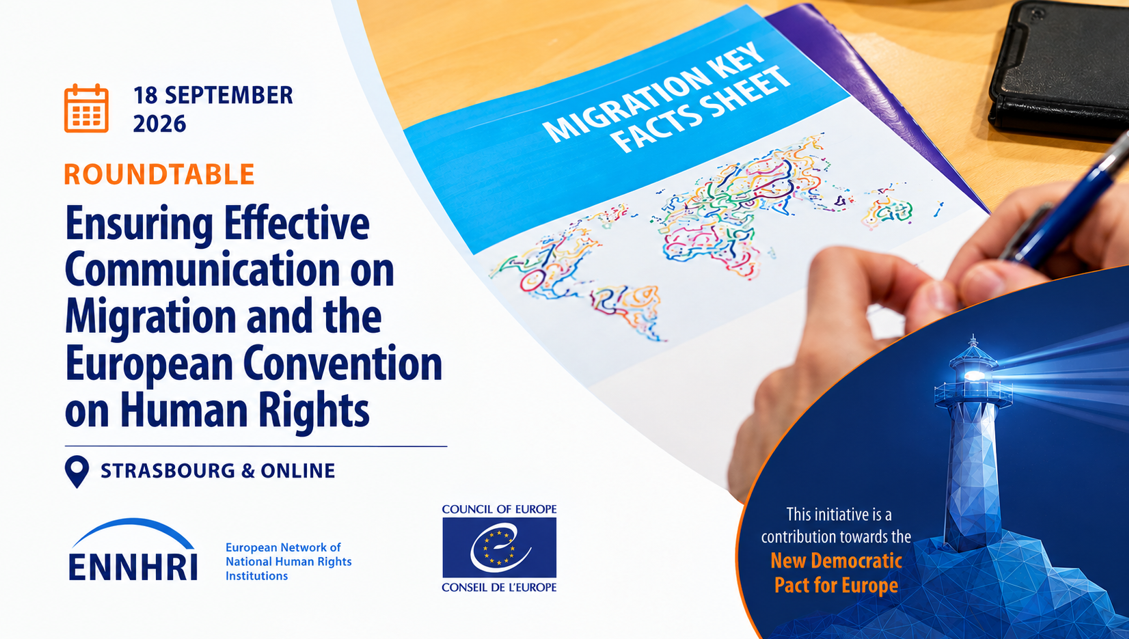 Roundtable on Ensuring Effective Communication on Migration and the European Convention on Human Rights - More than 300 participants registered